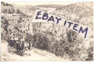 RPPC Manitou Springs Colorado PHOTOGRAPH photo post card TALLY-HO Sanborn EKC - Picture 1 of 1