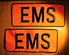 GEMSCO NOS Jacket Back  Patch FIRE - EMS (1)  PAIR-  (2) EMS - Original 30+ NEW
