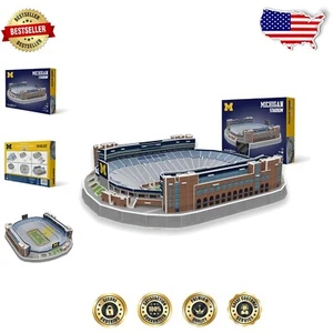 Puzzle 3D Michigan Wolverines Stadium - Actividad familiar creativa con 106 piezas - Imagen 1 de 11