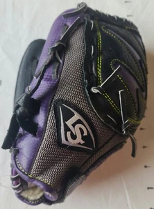 Youth Louisville Slugger Baseball Softball Glove LHT Diva Series 11" Purple Mit - Picture 1 of 4