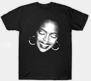 Lauryn Hill Singer Rapper T-shirt Adult Small-3XL Black Fan Art - Picture 1 of 2