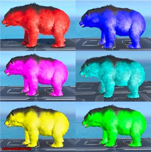Top Stat Dire Bear Mating Pair - Multi Colours - Ark Survival Ascended PVE - Picture 1 of 19