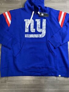 New York Giants Fanatics Nfl Fan Pullover Hoodie Men’s Size 4xb Blue New