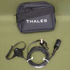 THALES Tactical Covert Ear Mic Headset M10 PTT MBITR with case