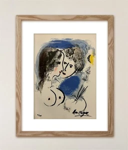 Marc Chagall - Original Signed Print with COA and $3,500 Appraisal - - Picture 1 of 13