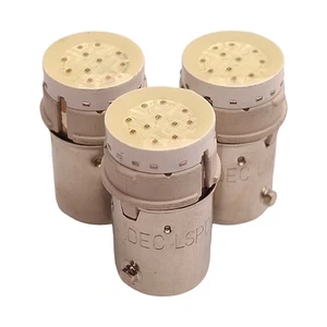 Lot of 3 Idec LSPD-AC120V Pushbutton LED Bulb, Yellow, 120VAC, 22mm Mount - Picture 1 of 8