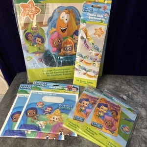 Bubble Guppies Party Supplies Centerpiece Kit Garland Gift Bags Thank You Notes - Picture 1 of 5