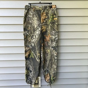 Vintage Mossy Oak Cargo Camo Pants Hunting Adjustable Waist Women's Size S - Picture 1 of 14