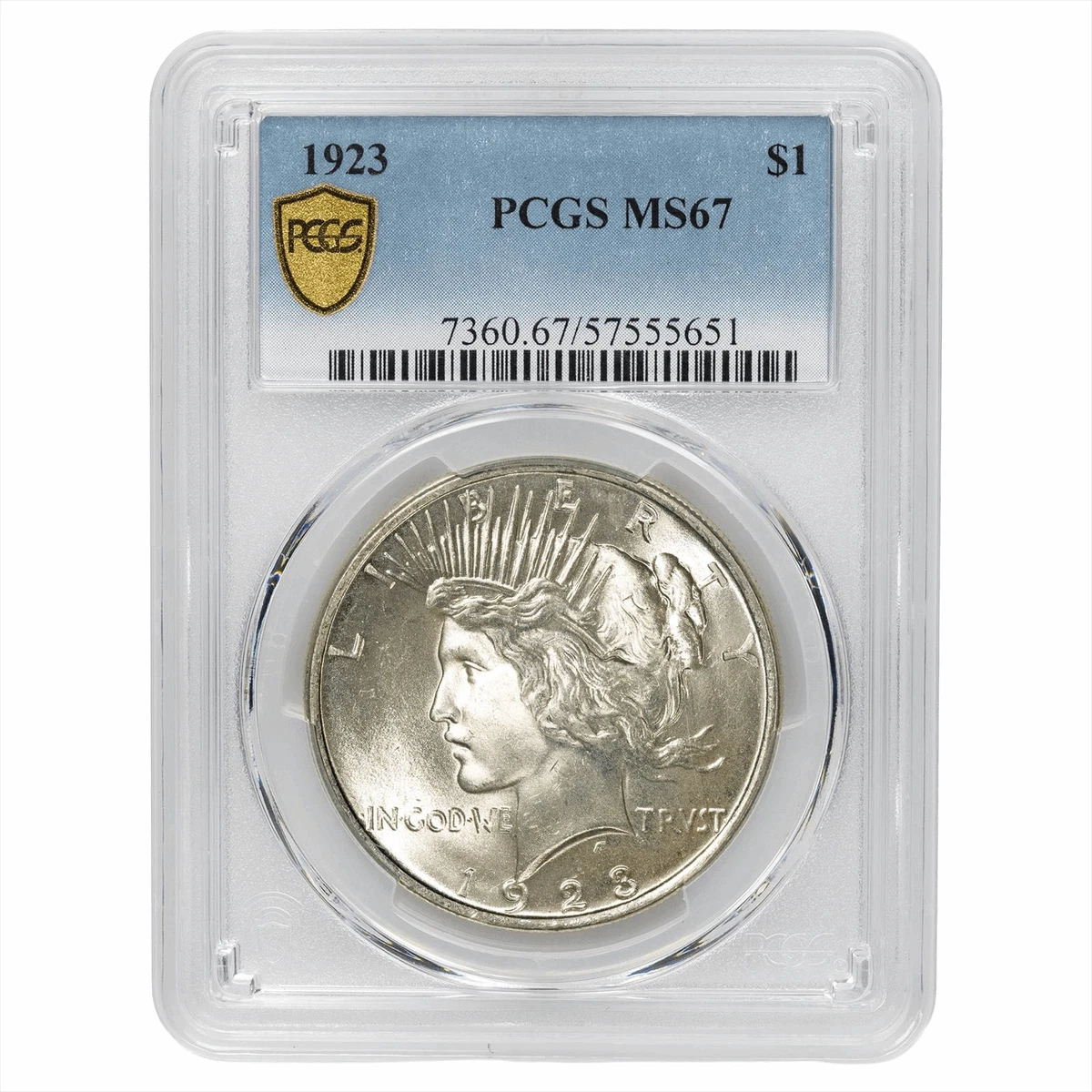 コレクション PCGS MS67 MS 67 Graded Peace Dollars (1921-1935) for sale | eBay