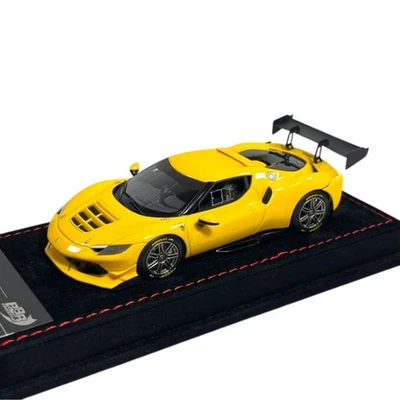 Modellino Auto BBR Models 1/43 Ferrari 296 Challenge 2023 Giallo Modena base ... - Immagine 1 di 4