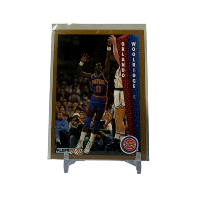 1992-93 Fleer Orlando Woolridge #71 Detroit Pistons NBA Basketball Card - Image 1 of 2