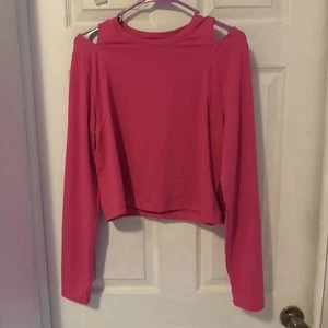 All In Motion Women’s Long Sleeve Crop Top - Picture 1 of 3