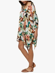 O'Neill Juniors' Tessa Printed Cover-Up Swim Dress Multicolor Medium/Large - Picture 1 of 2