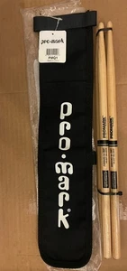 2P 5A FORWARD & REBOUND PROMARK CONFIDENTIAL BETA SAMPLE Hickory DRUM STICKS BAG - Picture 1 of 7