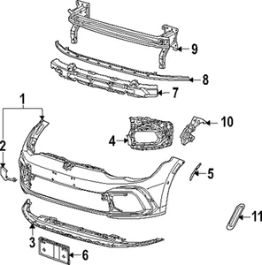 Genuine Volkswagen Insert 5H0-807-248-N - Picture 1 of 1