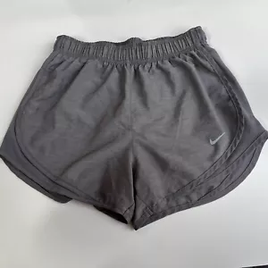 Nike Women's Tempo Dri-Fit Running Shorts, Gray Sz M Authentic - Picture 1 of 12