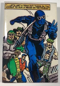 Pin Ojos de serpiente 1987 GI JOE un verdadero héroe americano Hasbro imágenes de cómic G.I. ARAH - Imagen 1 de 3