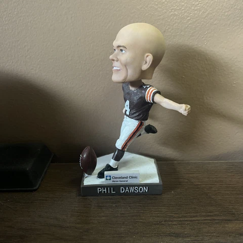 Phil Dawson 2021 Akron Rubberducks Bobblehead Cleveland Browns NO BOX Cover
