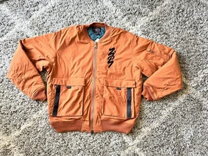 NIKE Air Jordan Zion Flight Full Zip Jacket Dark Russet  Size Med  NWT $300 - Picture 1 of 7