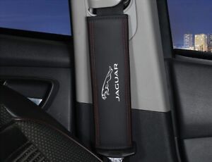 2Pcs Car Seat Belt Pads Shoulder Strap Cushion Covers For Jaguar