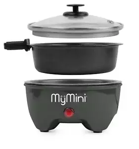 MyMini 5-inch Noodle Cooker & Skillet Electric Hot Pot, Blackberry - Picture 1 of 8