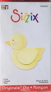 *RARE* Ellison SIZZIX MEDIUM ORIGINALS DUCK DIE - BNIP * RETIRED * - Picture 1 of 2