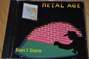 METAL AGE Don’t Dare CD 1994 GERMAN HR INDIE bonfire GOTTHARD only 500 PRESSED! - Imagen 1 de 4