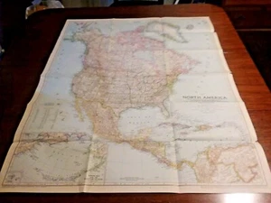 Historical National Geographic Map: 1952 North America - Picture 1 of 11