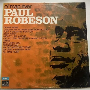 Paul Robeson Ol Man River Vinyl Record 12” 33 RPM OELP-9605 HMV 1960s Mono - Picture 1 of 24