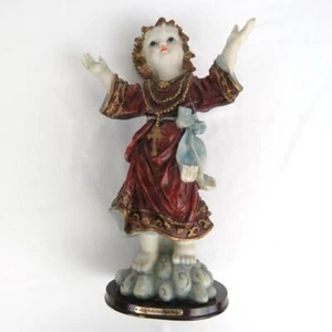 Divine Christ Child Divino Niño Jesus Catholic Figurine Aldra Gold Italy Style - Picture 1 of 7