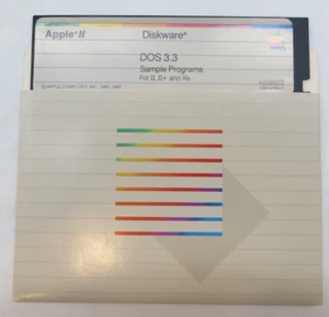 APPLE II Diskware DOS 3.3 Sample Programs for II, II+ and IIe 5.25" Floppy Disk - Picture 1 of 4
