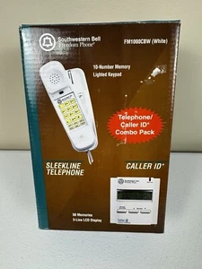 Southwestern Bell Freedom Phone/ Caller ID Combo Pack Sleekline Corded Open Box - Picture 1 of 10