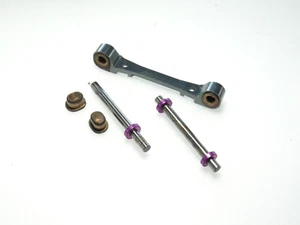 MBX-1115 Mugen Seiki MBX6TR Truggy front upper hinge pins block brass inserts - Picture 1 of 1