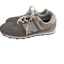 New Balance 574 Classic Gray Suede Mesh Sneakers Unisex Adults Size 6.5