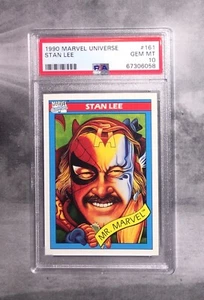 1990 Marvel Universe Stan Lee #161 / PSA 10 Gem Mint - Picture 1 of 3