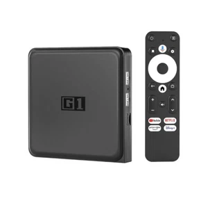 Android TV Box G1 4K HDR Dolby Vision Smart Streaming Player 4GB RAM - Picture 1 of 8