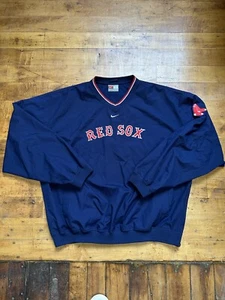 Boston Red Sox Nike Team Center Swoosh Pull Over Jacket Size 2XL - Picture 1 of 12