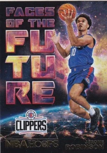 JEROME ROBINSON 2018-19 HOOPS FACES OF THE FUTURE HOLO PARALLEL #13 CLIPPERS - Picture 1 of 1
