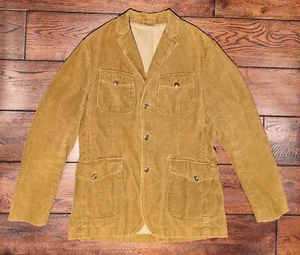 Polo Ralph Lauren Herren Country Jacke Blazer Deep Khaki Braun Cord Gr. 42R - Bild 1 von 23