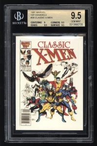 1991 Marvel 1st Covers Classic X-Men 1986 Wolverine Storm Cyclops BGS 9.5 POP 2 - Bild 1 von 4