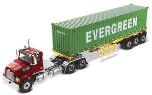 DIECAST MASTERS - Camion de couleur rouge avec porte container et container 4... - Picture 1 of 1