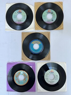 Lot of (5) Barry White 45 RPM Records - Lot #2 Foto 1 de 2