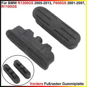 Pedane poggiapiedi anteriori piastra in gomma - per BMW R1200GS 05-2013, F650GS 01-2007, R1100GS - Foto 1 di 9