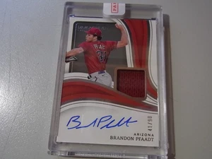 2023 Panini Immaculate Brandon Pfaadt IMA-BP Numbered 41/90 Patch Auto. - Picture 1 of 6