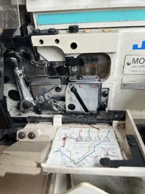 Juki MO 2400 Industrial Overlock Sewing Machine ￼ - Image 1 of 4