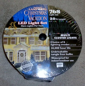 National Lampoon’s Christmas Vacation LED Light Set – 768 Lights, 20 Ft, Multi-M - Picture 1 of 2