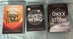 Empyrean Trilogy by Rebecca Yarros (2 Hardcover 1 Paper )2 Sprayed Edges Deluxe - Bild 1 von 10