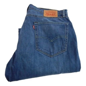Levi 751 Jeans Regular Straight Stretch Waist 38 Leg 32 W38 L32 Zip Fly (Q6056) - Picture 1 of 9