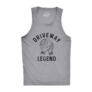 Tanque de fitness para hombre Driveway Legend divertido pastilla jugador de baloncesto aros amante - Imagen 1 de 7