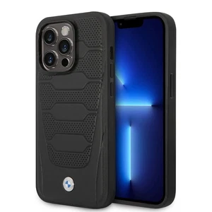 BMW Phone Case for iPhone 14 Pro Max Signature Collection in Black Perforated... - Picture 1 of 4